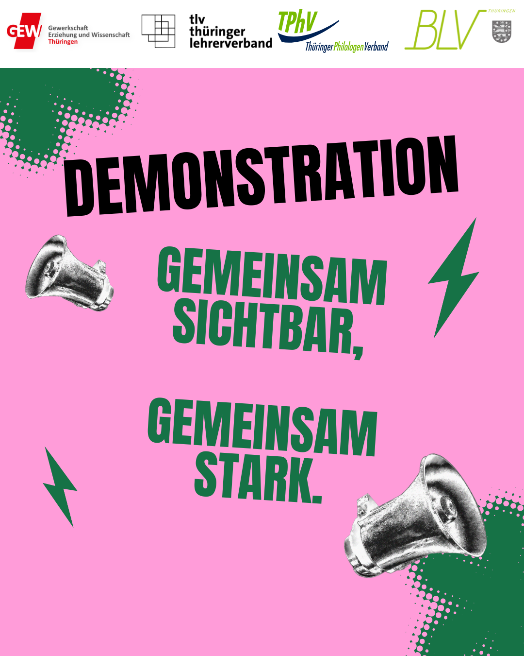 Kundgebung gegen die Neuausrichtung der Altersabminderungsstunden 2 2