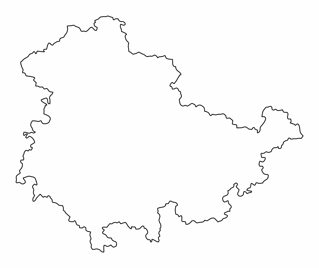 Thüringen Karte