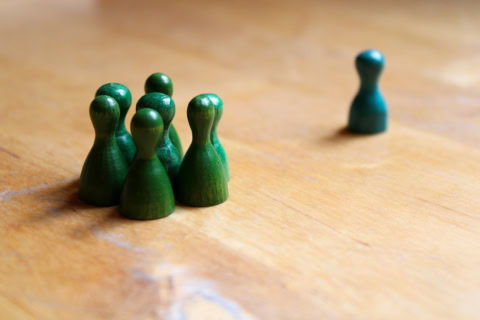 grüne Spielfiguren